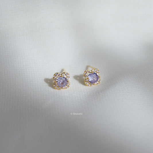 Ruwa Lavender Earrings